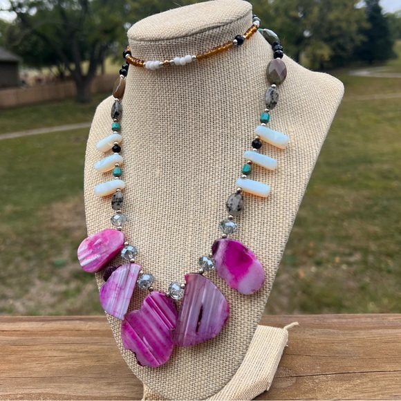 Eclectic never ending sweater necklace - Picture 2 of 9